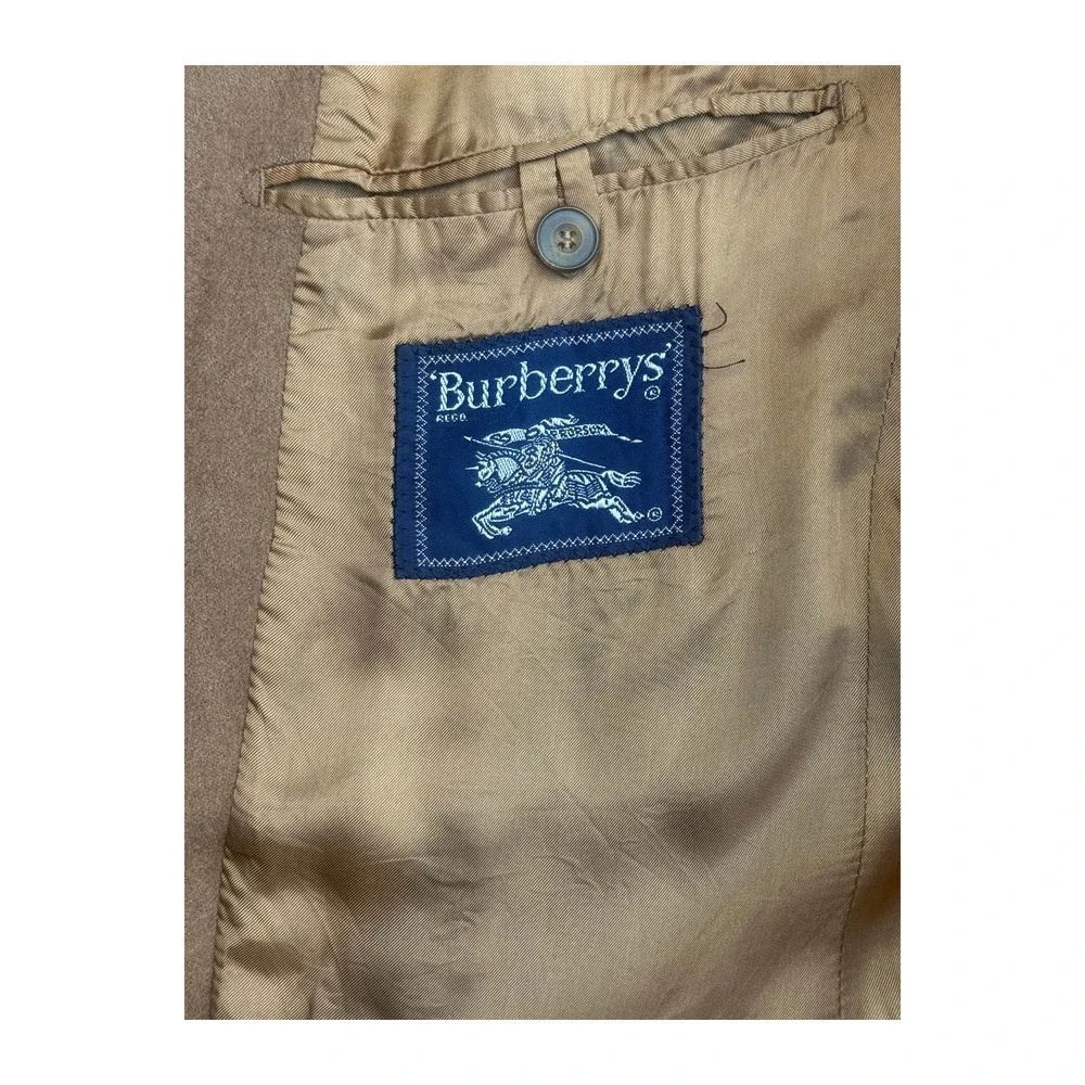 Burberry Wool Blazer Vintage Tan M